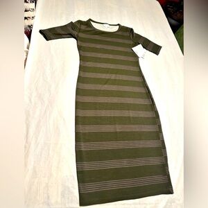 LulaRoe Dress 👗 XXS Brand new with tags dark gray and light purple